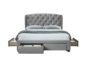 Birlea Hope King Bed Frame In Grey