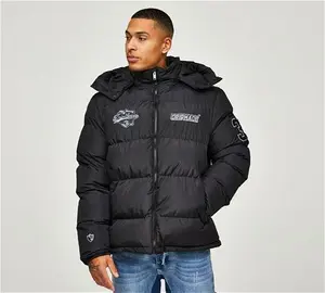 Dripmade Chief Short Puffer Jacket - Black - Size XL