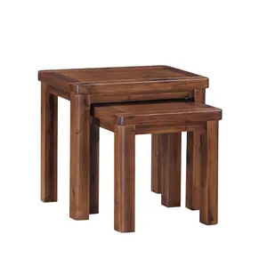 Oruada 2 Piece Nest of Tables Dark Brown