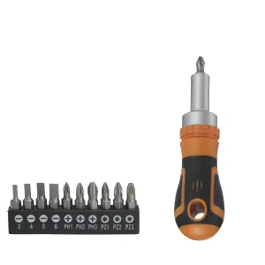 Magnusson 11 Piece Ratcheting screwdriver & bit Set