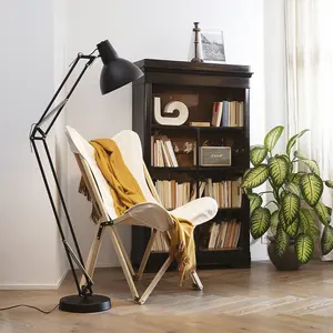 Luminosa Wally Task Floor Lamp Black