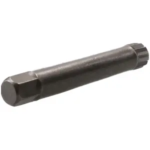 12mm Spline Bit 75mm Length 10mm Shank Chrome Vanadium Hardened Triple Square