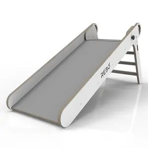 Rebo Montessori Pikler Style Foldable Wooden Slide