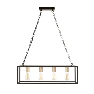 Harbour Studio York 4 Lamp Pendant ceiling light