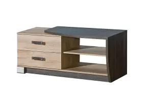 Romero R3 TV Cabinet Right - Contemporary Style in Oak Canyon, H505mm W1200mm D460mm