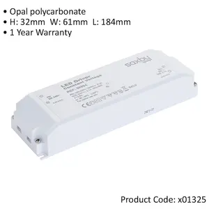 50W LED Driver - 24V Constant Voltage - Fixed Output Power Supply Transformer