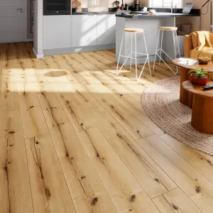 Italo Honey Oak effect Click vinyl Plank Sample