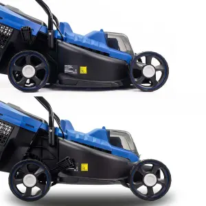 Hyundai 12.6" / 32cm 20V MAX Cordless Lawnmower 4Ah Li-Ion Battery HY2193