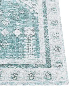 Cotton Area Rug 80 x 150 cm Mint Green FULLA