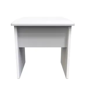 Turin Stool in Kashmir Gloss & White (Ready Assembled)