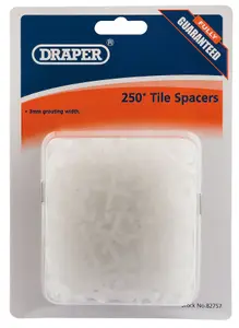 Draper Tile Spacers, 3mm (Approx 250) 82757