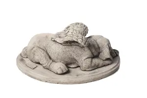 Dog Stone Pet Memorial Garden Ornament