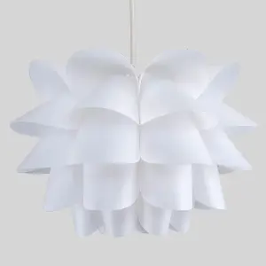 ValueLights Modern Intricate Design White Ceiling Pendant Light Shade