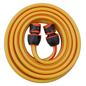 Pressure washer hose connection kit(from washer to tap) 5 meters of 30 bar hose and 2 lock on connectors