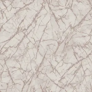 Metallic Marble Wallpaper Rose Gold Fine Decor FD42268