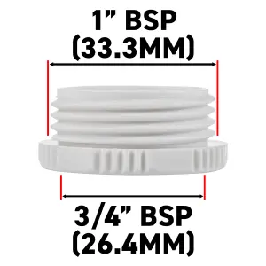 garden watering outdoor tap threaded adaptor to fit 3/4" bsp or 1" bsp tap,universal hose connection