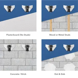 AVF Premium Fixed Tilt TV Mount for ANY WALL, for TVs 37-100"