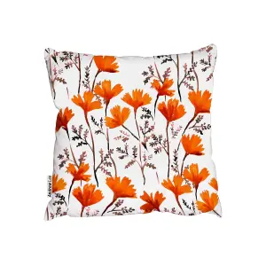 Hand drawn simple flowers (Outdoor Cushion) / 45cm x 45cm