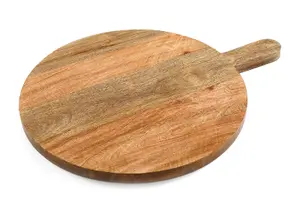 Round      Wooden      Chopping      Board