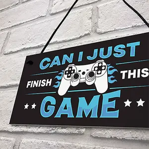 Red Ocean Novelty Gaming Sign For Boys Bedroom Games Room Gamer Gift For Son Brother Novelty Gaming Gift For Christmas Brother