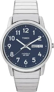 Timex Watches T20031 Mens Blue Silver Easy Reader Watch