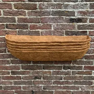 Pack of 5 Coco Wall Trough Planter Liner (75cm)