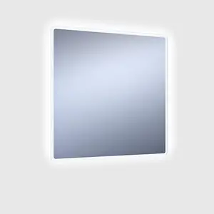 Aquarius Pastel LED Mirror 800 x 800MM