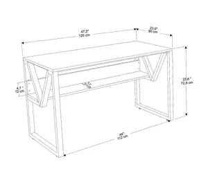 Decorotika Lona Study and Writing Desk