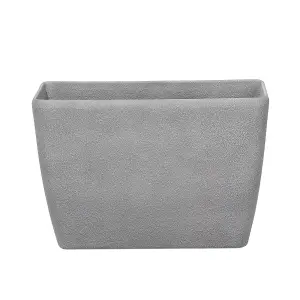 Flower Pot Stone Grey 60 x 27 x 41 cm BARIS