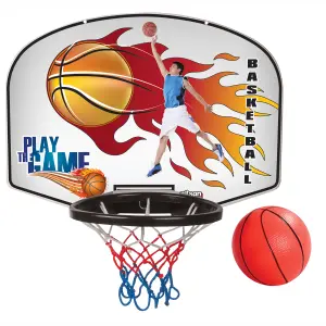 Kids Basketball Hoop Set with Ball Hanging Basketball Hoop by Laeto Kidz Sports - INCLUDES FREE DELIVERY