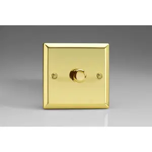 Wall Mounted Dimmer Victorian Brass