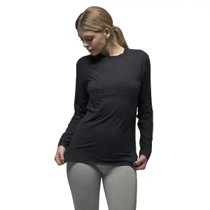 Heat Holders - Ladies Lightweight Long Sleeve Thermal Top XL Black