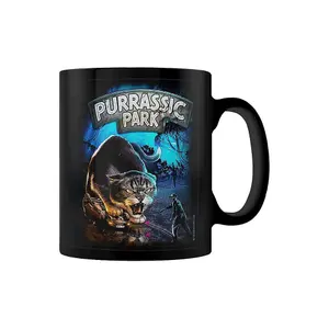 Horror Cats Purric Park Mug Black (One Size)