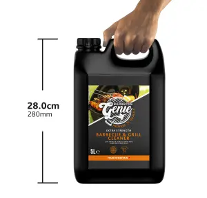 BBQ Genie Grill Cleaner - Barbecue Extra Strength Degreaser, Cuts Through Grease and Grime - 5L