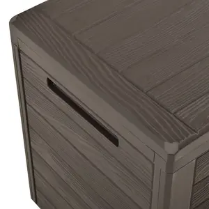 Berkfield Garden Storage Box Brown 116x44x55 cm