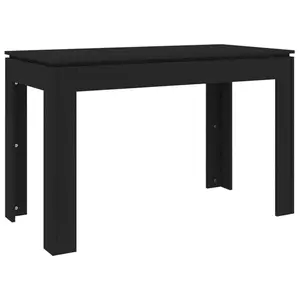 Aatos Dining Table Black / Black / 76cm H x 120cm W x 60cm D