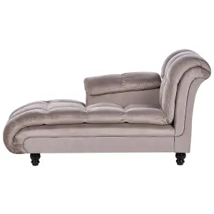 Right Hand Chaise Lounge Taupe LORMONT