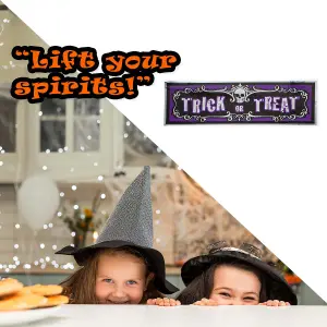 Trick Or Treat Banner 3ft Decoration Trick or Treat Party 90cm Trick Or Treat