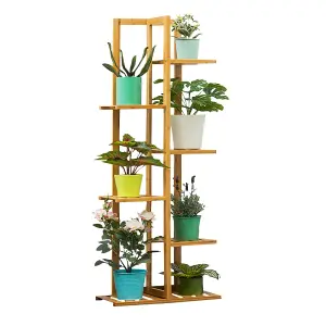 6 Tier 7 Pot Wood Plant Stand for Room Corner Balcony Patio 1250mm(H)