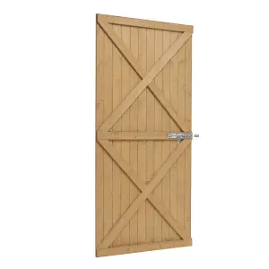 Wooden Garden Gate Side Gate with Latch H 183 cm x W 100 cm