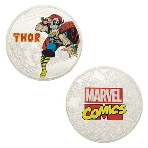 Marvel Limited Edition .999 Silver Plated Thor Collectible Coin