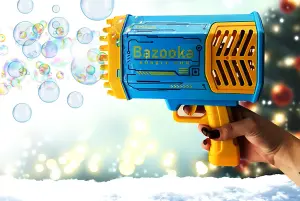 Bazooka Electric Bubble Blasting Gun - Blue