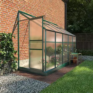 Polycarbonate Lean-To Greenhouse - 4x6