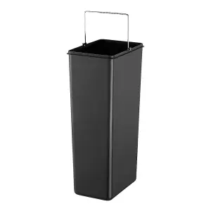 BLACK+DECKER 20L Grey Pedal Bin with Soft Close Lid