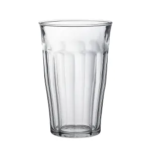 Duralex - Picardie Highball Cocktail Glasses - 500ml Glass Tumblers - Pack of 6