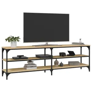 Berkfield TV Cabinet Sonoma Oak 160x30x50 cm Engineered Wood