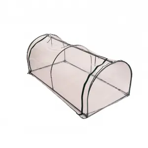 Oypla Tunnel Growhouse Garden Plant Greenhouse with PVC Cover - 200x100x80cm