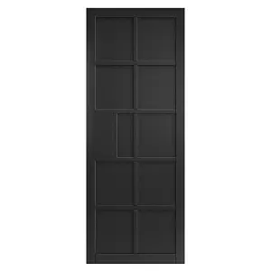 Urban Industrial Plaza Black Internal Door