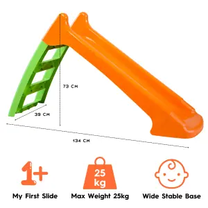 Toddler First Slide Indoor Outdoor, Slides for Kids, Garden Slides for Toddler Age 12+