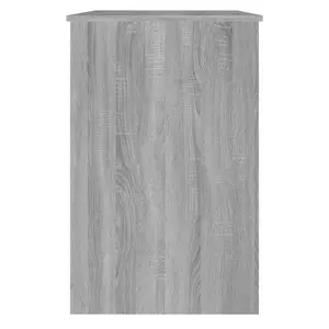 Berkfield Desk Grey Sonoma 100x50x76 cm Engineered Wood